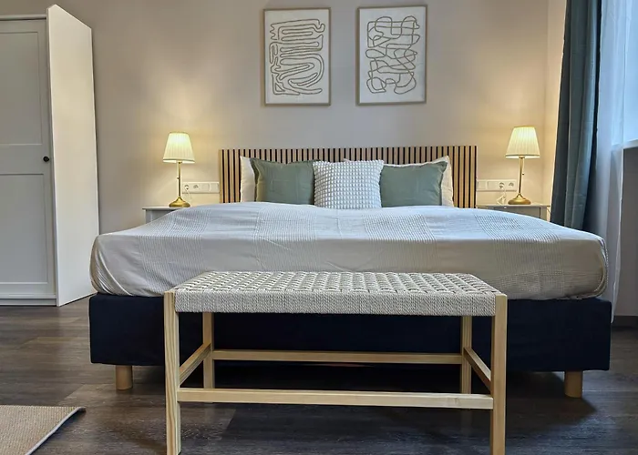 Apartmán Balkon I Close To S-bahn I 5 Minutes To Mall